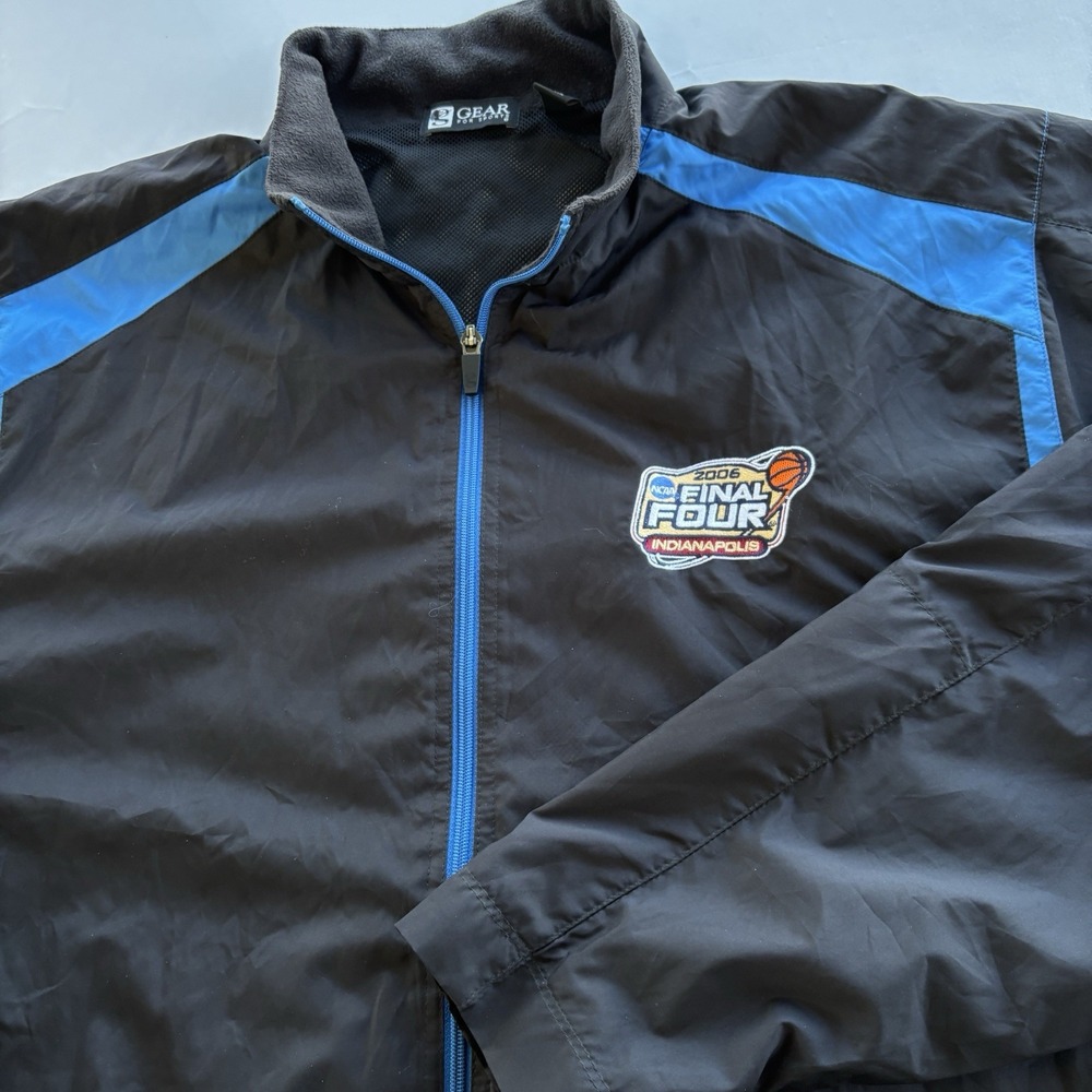 2006‎ NCAA Final Four Indianapolis Jacket Gear For Sports Mens XL Blue Black